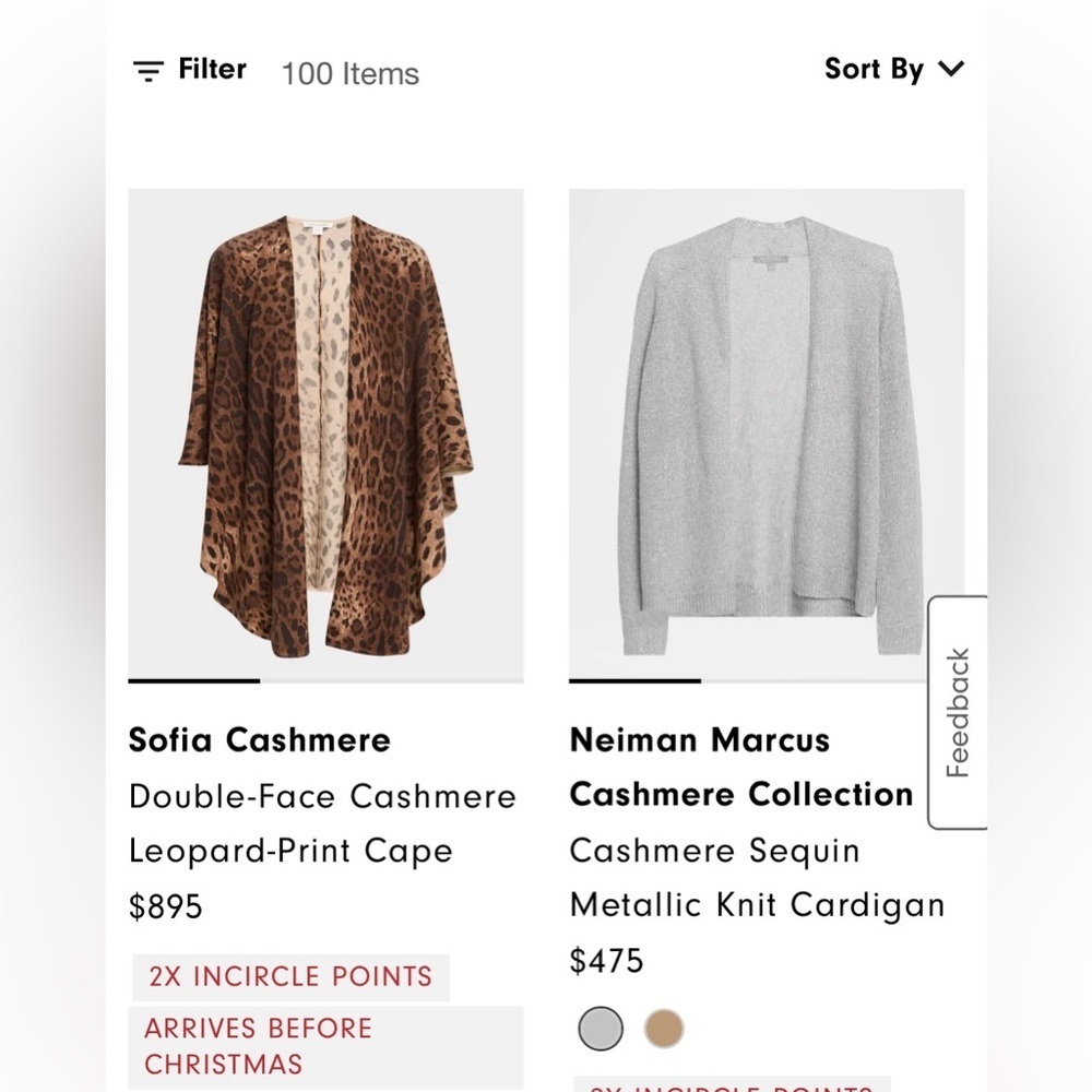 EUC Neiman Marcus Leopard Open Double Faced Cashmere Sweater - Picture 15 of 15